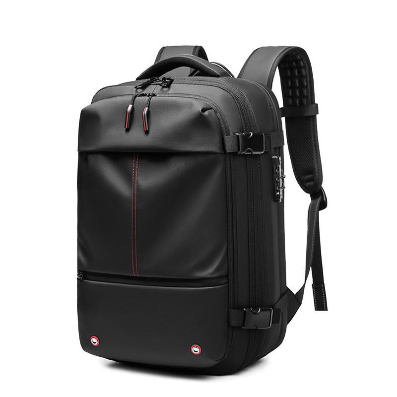 Vacuum backpack large capacity backpack waterproof vacuum compression backpack travel bag one-button vacuum compression backpack